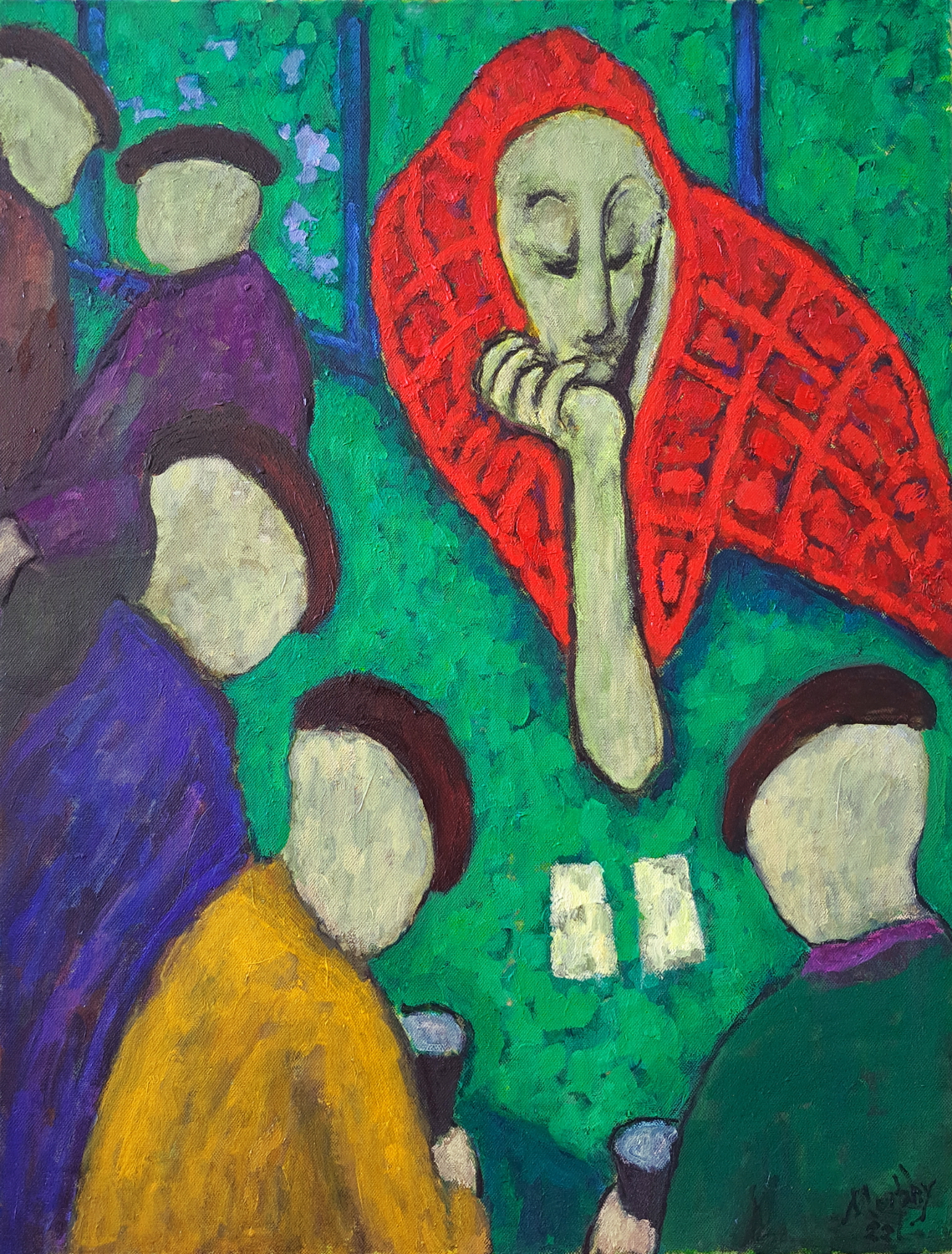 The-Red-Shawl-65-x-50-cm-oil-on-canvas-web